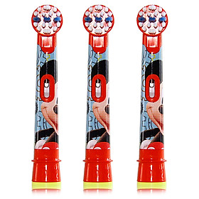 Bộ 3 Đầu Bàn Chải Đánh Răng Điện Cho Trẻ Em Oral B EB10-3K - Mickey