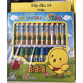 Sáp dầu Dooly 24 màu Hộp giấy, Sáp Con gà, Dooly Oil Pastel 24 màu