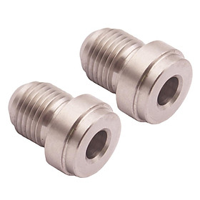 2pcs AN-4 AN4 Stainless WELD ON BUNG Hose Fitting Adapter Fuel Oil Cooler Tank