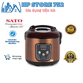 Mua Nồi làm tỏi đen SATO 18TD052 Công nghệ Nhật Bản  dung tích 4 5L. Thiết kế sang trọng màu sắc trang nhã