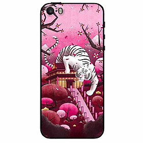 Ốp lưng dành cho Iphone 5/5s/5se mẫu Thần Hổ Trắng