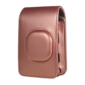Compact Size Instant Camera Case Bag PU Leather with Shoulder Strap Compatible with Fujifilm Fuji Instax mini LiPlay