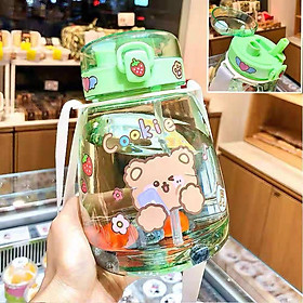 Bình Nước 1300ML ,1L, Bình Đựng Nước Cute, Bình Giữ Nhiệt