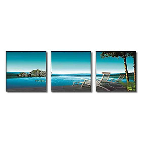 Mua Tranh treo tường bộ ghép bằng gỗ MDF giá cực tốt size 30x30cm