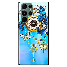 Ốp lưng dành cho Samsung S22 - S22 Plus - S22 Ultra - Đồng Hồ Bướm Xanh