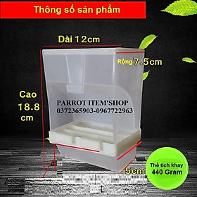 Mua khay ăn chống vảy nhập khẩu 1 ngăn (400 gr)