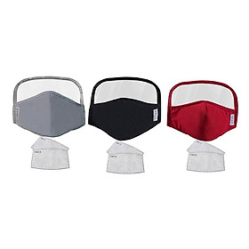 Anti Dust Adults Mouth Cover Masks With Clear Eye  3 Colors