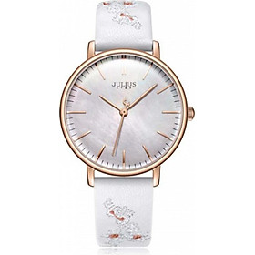 Đồng hồ nữ js-017 julius star hàn quốc dây da