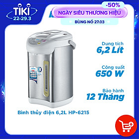 Mua Bình Thuỷ Điện Asanzo 6.2L HP-6215 - Hàng Chính Hãng