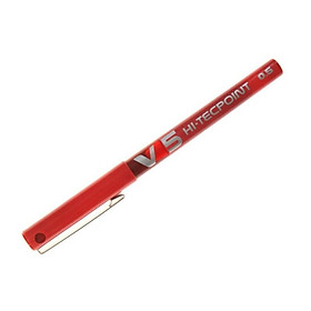 Bút mực nước hi-tech v5 mực đỏ bx-v5-r
