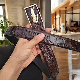 Thắt Lưng Cá Sấu Liền 4cm 
