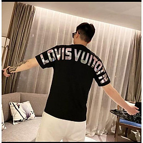 Áo thun Stee nam tay lỡ unisex form rộng LOVIS VUITON II 2 chất vải cotton xịn Trumunisex aothununisex aophongnam