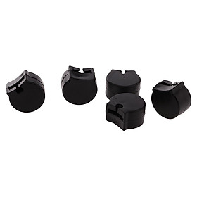 5 Pieces Rubber Fingertip Protectors Finger Guard Caps for Clarinet Accessories