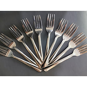Mua Set 10 nĩa ăn inox cho gia đình  quán ăn