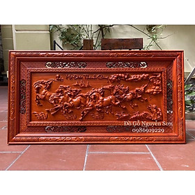 Mua Tranh gỗ mã đáo thành công treo tường kích thước 67.127.4cm