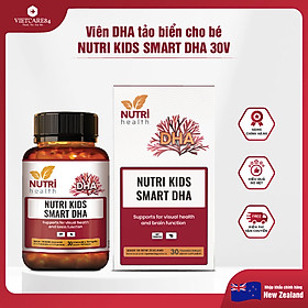 Viên DHA Tảo Biển Cho Bé Nutri Kids Smart DHA (30 Viên)