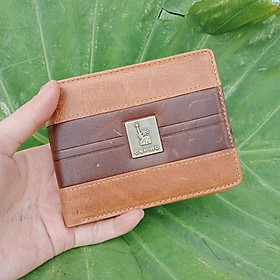 Ví Nam Da Bóp Nam Da Bò Đốt Không Cháy, Hoạ Tiết Khoá Đồng CEFIRO Cá Tính Sang Trọng