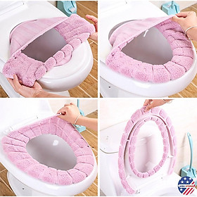 Mua Lót Bồn Cầu 3D Vân Nổi nỉ bông (Loại đẹp)
