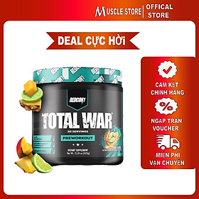[Chính hãng] Redcon1 Total War (30 Liều) Pre Workout, Tăng Năng Lượng, Sức Bền Tập Trung, Beta-Alanine, 350mg Caffeine