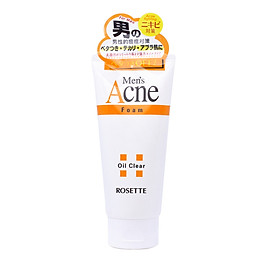 Sữa Rửa Mặt Ngăn Ngừa Mụn Dành Cho Nam Rosette Men s Acne Foam 120G