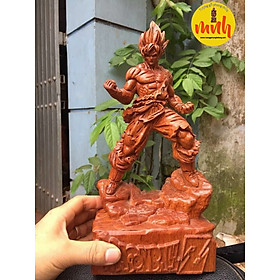Mua Tượng Gỗ Hoạt Hình Songoku Chế Tác Tinh Tế