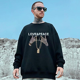Áo hoodie tay dài cổ tròn in họa tiết 2022 CNY thời trang
