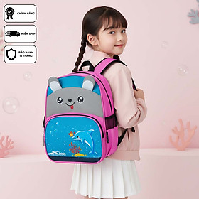 Balo Trẻ Em Xbags Dolphin XB 3021 – Balo Học Sinh Hình Cá Heo Dễ Thương, Chống Thấm Nước, Đeo Êm Thoáng Khí!