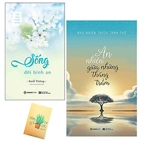 Combo Sống Đời Bình An và An Nhiên Giữa Những Thăng Trầm( Tặng Kèm Sổ Tay)