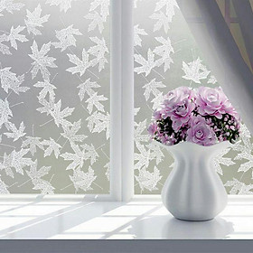4m Giấy dán kiếng lá trắng khổ 60cm