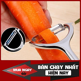 Mua Nạo củ quả SHUNCAI inox 304 lưỡ hợp kim thép trắng độ bền cao
