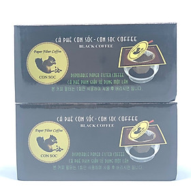 Cà phê Con Sóc phin lọc đơn đen - 02 Hộp