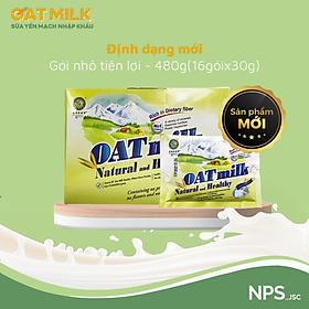 Sữa thực vật hữu cơ nhập khẩu Đài Loan Oat Milk thon gọn vóc dáng Gói nhỏ