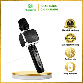 Mua Micro karaoke không dây Floveme - SD10 loa bluetooth tích hợp micro hát   âm thanh trong  Bass khỏe - Hàng chính hãng