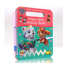 Nickelodeon PAW Patrol Wipe-Clean Activity Book - Chú chó cứu hộ