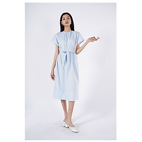 Đầm tay ngắn khoét thân sau - Routine 10S21DREW023