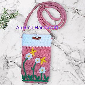 Túi đeo chéo, túi đựng điện thoại, túi đeo vai thủ công bằng len, crossbody bag, phone bag, shoulder bag knit crochet handmade