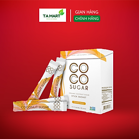 Hình ảnh Đường Mật Hoa Dừa Hữu Cơ PT Coco Sugar - tốt cho người tiểu đường, béo phì - hộp 50x4g - Organic Coconut Sugar