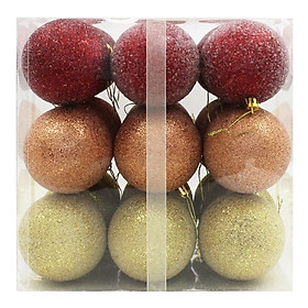 Hộp 27 Trái Châu Giáng Sinh 3 Tone 80 - Mẫu 2