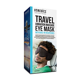 Massage mắt du lịch đi kèm tai nghe - HoMedics Travel eye massager nhập khẩu USA