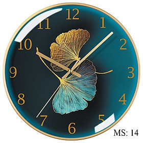 Mua Đồng hồ treo tường TRANG TRÍ mika tráng gương đường kính 35cm( MS 14)