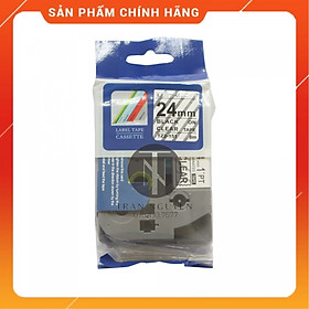 Mua Nhãn In đa lớp Tz2-151 - Đen nền trong 24mm x 8m - Hàng nhập khẩu