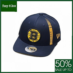 Tony tí hon - Mũ/nón kết lưỡi trai Snapback B Boston phối cách thời trang nam nữ cao cấp - màu xanh đen