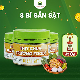 Combo 3 Hộp Thịt Chua Bì Sần Sật Trường Foods 180g/Hộp