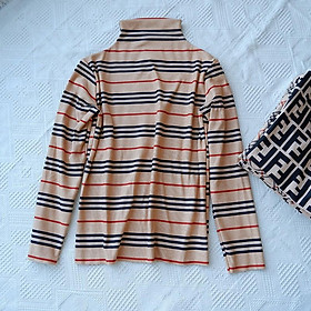 Mua Áo Giữ Nhiệt Nữ họa tiết GC  Áo Giữ Nhiệt Cổ 3 Phân (Túi Zip) - 1Z10