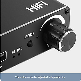 Bộ chuyển đổi âm thanh 3.5mm Hifi gây sốc U đĩa phát phát Play Play D18 3in1 Trình chuyển đổi bộ thu tương thích Bluetooth
