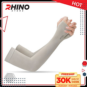 Găng tay xỏ ngón chống nắng Rhino S101, tất tay nam nữ, chống tia UV, chống bụi, Hàng chính hãng