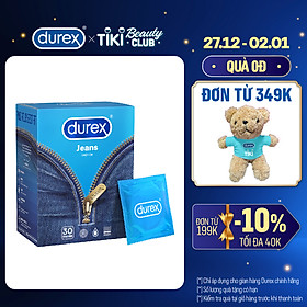 Bao cao su Durex Jeans Hộp 30 bao