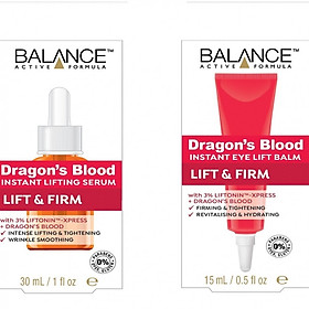 Bộ serum dưỡng da và kem dưỡng vùng mắt Balance Dragon Blood