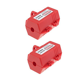 2xLockout Lockout Tagout Small Plug Lockout Recycled Plastic