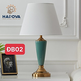 Đèn bàn ngủ cao cấp HAPOVA AUPIAS 1648 + Kèm bóng led chuyên dụng